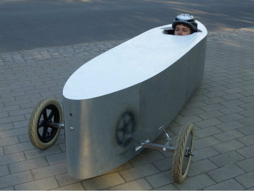 Seifenkiste "Silberpfeil"