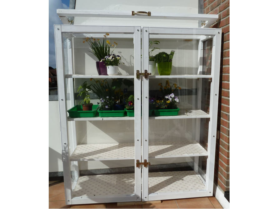 Gewächshaus für den Balkon