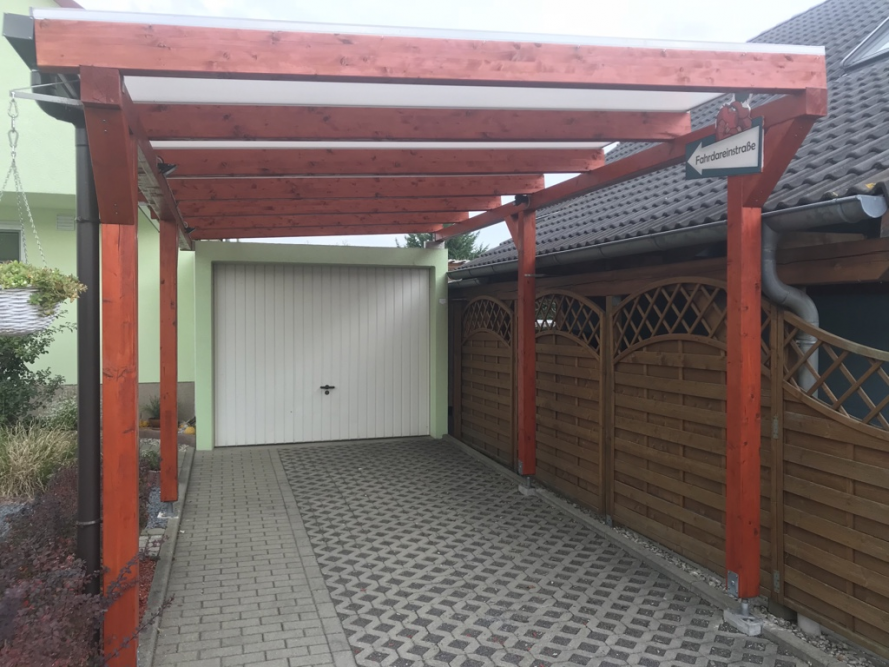 Verkleidungen eines Carport