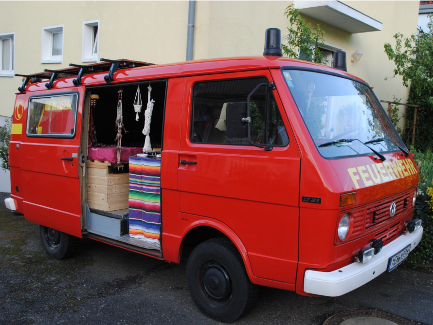 Vom Feuerwehrauto zum Camper