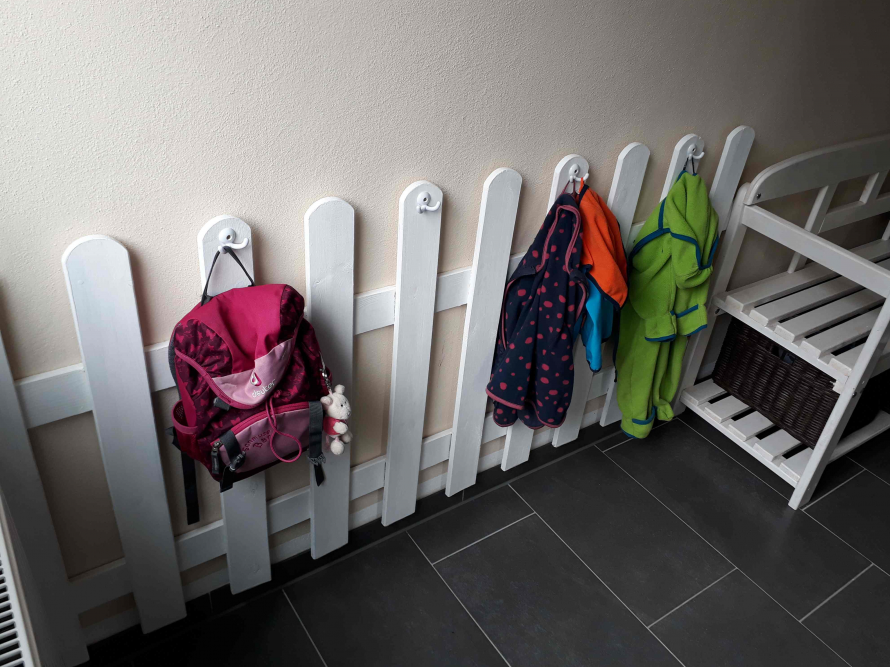 Garderobe im Kinderzimmer