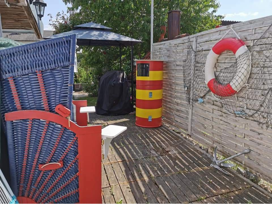 Maritim gestalteter Garten