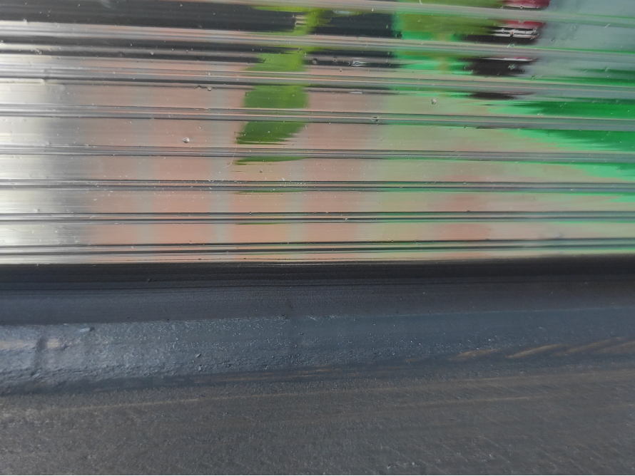 Gewächshauswand aus Stegplatten