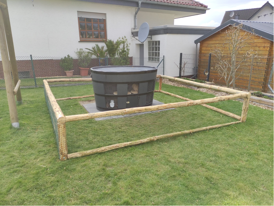 Hühnerstall im Garten