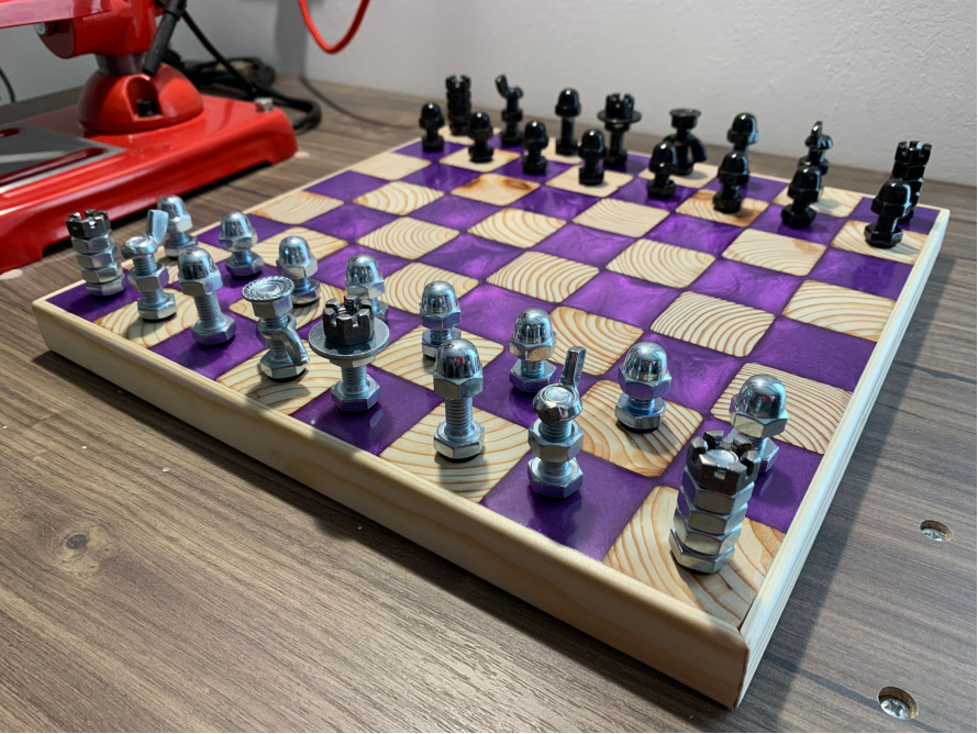 Schachspiel für echte Heimwerker