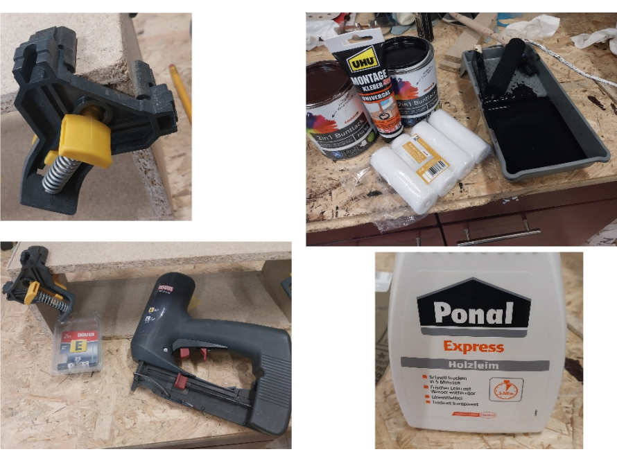 Materialien zum Bauen mit Holz