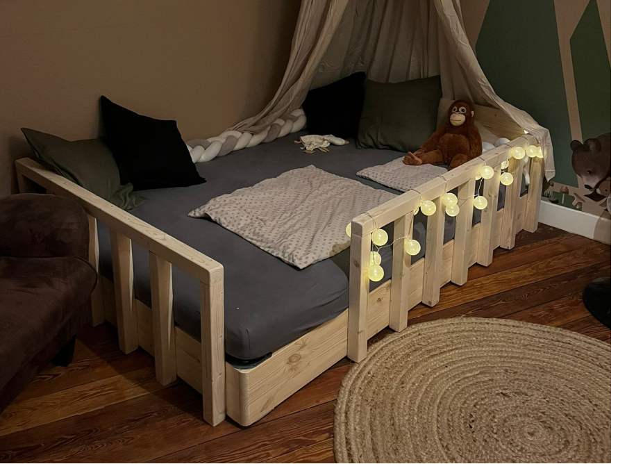 Kinderbett mit Rausfallschutz