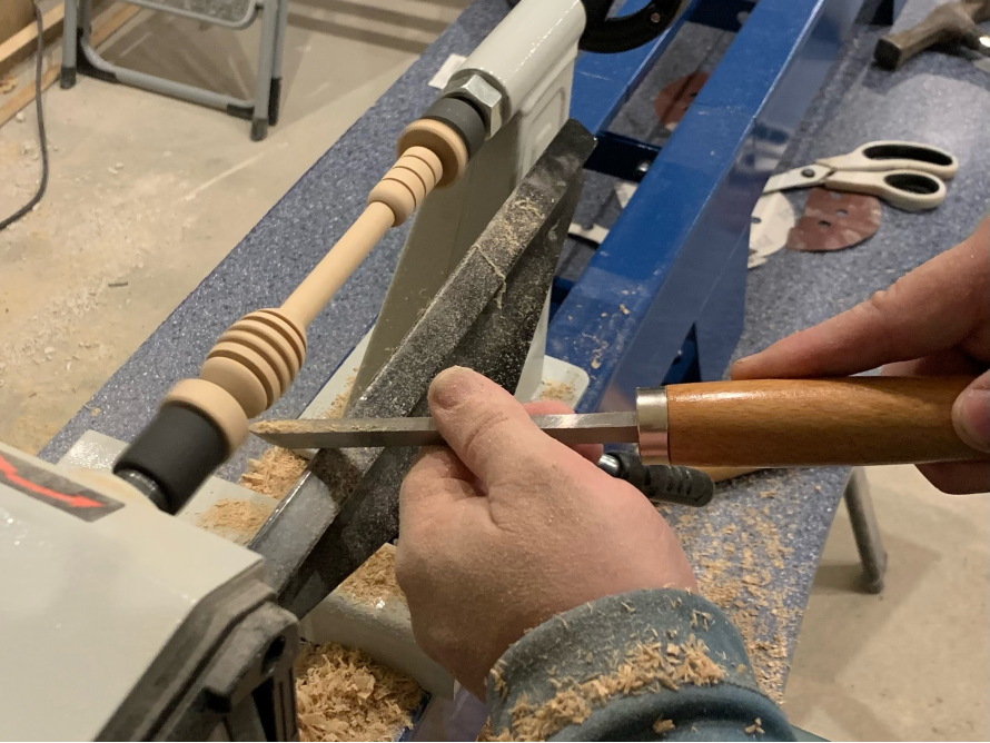 Drechseln mit einem Drechseleisen