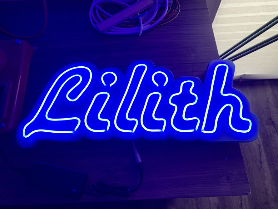 DIY Neon-Leuchtschild