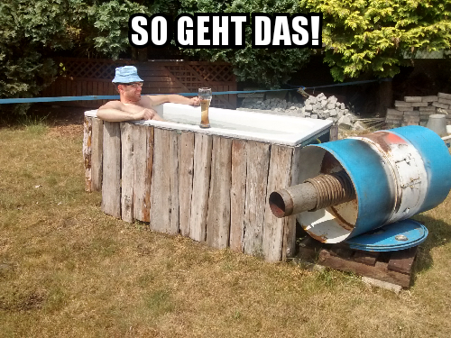 Gartenbadewanne